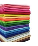 Flic-Flac 1.4mm Soft Felt Fabric Sheet Assorted Color Pack - 24pcs DIY Craft Sewing Squares Nonwoven Patchwork (20*30cm) - Buy Online on SooperMarket.com