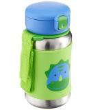 Skip Hop Toddler Sippy Cup with Straw Zoo Stainless Steel Straw Bottle - Dino - Buy Online on SooperMarket.com