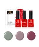 Bluesky Gel Nail Polish Set Fall Essentials Sage Scarf 80570 Field Fox 80594 Marsala KA4036 3 x 5 ml Green Dark Pink (Requires Curing Under UV or LED Lamp) Fall Essentials 5 ml (Pack of 3) - Buy Online on SooperMarket.com