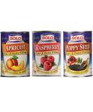 Apricot Raspberry Poppy Cake and Pastry Filling 12oz - 3 Pack | Solo Variety Pack - Buy Online on SooperMarket.com