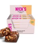 Nicks Nut Bar Almond Crunch Vegan Chocolate Keto Snack 2.8 Net Carbs 173 Calories No Added Sugar Gluten Free Low Carb Sweets (Multipack 12x40g) Almond crunch 12 Count (Pack of 1) - Buy Online on SooperMarket.com