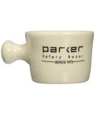 Parker Safety Razor Deluxe Stoneware Apothecary Shaving Mug  for use with up to 3 Shave Soaps and Lathering Shave Creams  Handmade in The USA (Ivory) - Buy Online on SooperMarket.com