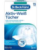 Dr. Beckmann Fest Active White Wipes | brilliant white with every wash | against greying | 15 Wipes White 15 pieces (1 pack) - Buy Online on SooperMarket.com