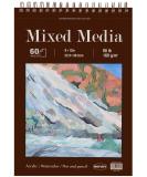 Mixed Media Sketch Pad 9 x 12 inches 60 Sheets (98lb/160gsm) Heavyweight Drawing Papers Top Spiral Bound Hardcover Sketchbook for Wet and Dry Media Drawing Painting 1 pack - Buy Online on SooperMarket.com