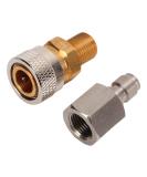Bediffer 1/8 BSPP Quick Release Coupler Socket - CNC Machined for Pneumatic Toys - Buy Online on SooperMarket.com