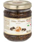 TerraSanpietrese Italian Black Truffle Sauce with Champignon Mushrooms & Black Olives - 180g (Pack of 1) - Buy Online on SooperMarket.com