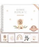 Olgs Baby Album Teddy Lou - My First Year Memory Book | Ideal Baby Book for Special Moments | A4 Photo Album & Baby Room Poster - Buy Online on SooperMarket.com