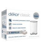 Diaper Dekor Classic Diaper Pail Liner Refills - 4 Pack, 4 Count - Buy Online on SooperMarket.com