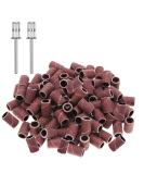 100-Piece Nail Sanding Bands & 2-Pack 180 Grit Nail Drill Bits Set Electric Nail Drill Accessories for Manicure & Pedicure - Buy Online on SooperMarket.com