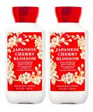 Bath & Body Works Japanese Cherry Blossom Body Lotion 8 fl oz (236 ml) - New Formula (2 Pack) - Buy Online on SooperMarket.com