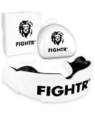FIGHTR Premium Mouth Guard - for Excellent Breathing & Easy to fit | Sports Mouth Guard for Boxing, MMA, Football, Lacrosse, Hockey and Other Sports | incl. hygienic Box White - Buy Online on SooperMarket.com