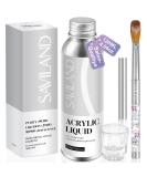 Saviland Professional Acrylic Liquid Set | 4.06fl oz Nail Liquid Brush & Dappen Dish for DIY Acrylic Nails - Perfect for Home Salon Use - Buy Online on SooperMarket.com