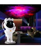 LED starry sky projector astronaut starry sky projector galaxy night light planetarium projector with timer remote control bedroom ceiling projection lamp gift for children and adults white - Buy Online on SooperMarket.com