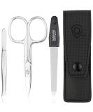 marQus Manicure Set 3 pieces travel set with file from Solingen nail care set nail scissors set and nail set 11. Carbon - Buy Online on SooperMarket.com