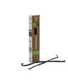 Vanillabazaar Sustainable Organic Fairtrade Grade A Bourbon Vanilla Pods - 2 Premium Beans in Resealable Tube for Chefs & Home Baking/Cooking - Buy Online on SooperMarket.com