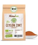 Organic Ceylon cinnamon ground (250g) with little coumarin in premium quality | 100% GENUINE organic Ceylon cinnamon powder 250 g (1 pack) - Buy Online on SooperMarket.com