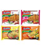 CNMART Indomie Noodles Mixed 4 Flavours HALAL 40 Packs Case (Mi Goreng Stir Fry Spicy Chicken Special Chicken) - Buy Online on SooperMarket.com