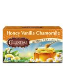 Celestial Seasonings Honey Vanilla Chamomile Herbal Tea - Caffeine Free, 20 Bags (1.7 oz) - Buy Online on SooperMarket.com