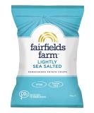 Fairfields Farm Crisps Lightly Sea Salted Hand Cooked Potato Crisps 40g | Pack of 10 - Buy Online on SooperMarket.com