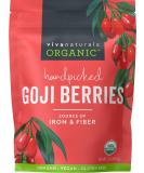 Viva Naturals Organic Dried Goji Berries - Non-GMO, Vegan, 1 lb | Perfect for Baking & Healthy Snacks - Buy Online on SooperMarket.com