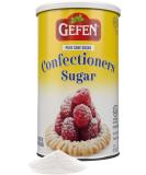Gefen Confectioners Sugar 16oz - No Cornstarch, 10x Powdered Sugar, 1lb Resealable Container - Premium Confection Sugar - Buy Online on SooperMarket.com