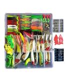Topconcpt 275pcs Freshwater Fishing Lures Kit Fishing Tackle Box with Tackle Included Frog Lures Fishing Spoons Saltwater Pencil Bait Grasshopper Lures for Bass Trout Bass Salmon - Buy Online on SooperMarket.com