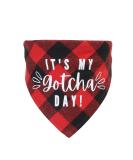 Dog Birthday Bandana Gotcha Day Pet Scarf Dog Adoption Bandana for Boys and Girls Dogs Cats Scarf Bibs Accessories for Pet Birthday Gift (Red) - Buy Online on SooperMarket.com