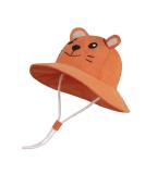LANGZHEN Sun Protection Beach Hat for Baby Girls - Orange Tiger, 6-12 Months - Buy Online on SooperMarket.com