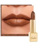 OULAC Metallic Shine Glitter Lipstick - Nude High Impact Lipcolor | Long Lasting Vegan & Cruelty-Free | Hawai Summer (08) - 4.3g/0.15oz - Buy Online on SooperMarket.com