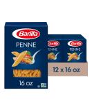 Barilla Penne Pasta 16 oz. Box (Pack of 12) - Non-GMO Durum Wheat Semolina - Italy's #1 Pasta Brand - Kosher Certified - Buy Online on SooperMarket.com