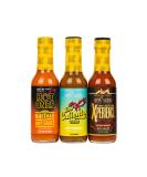 Hot Ones Season 23 The Classic Trio  Hot Sauce Pack With The Buffalo Hot Sauce  Los Calientes Verde & The Last Dab: Xperience  Made With All Natural Ingredents  5 fl oz Bottles (3-Pack) - Buy Online on SooperMarket.com