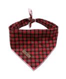 Shop Lionet Paws Christmas Bandana for Dogs - Triangular Headscarf in Black & Red Perfect for Small to Large Breeds - International Shipping Available! - Buy Online on SooperMarket.com
