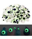 UPINS Wiggle Googly Eyes Self Adhesive Glow in The Dark Luminous 300Pcs Craft Sticker Sparkle Colored Googly Eyes for DIY Decoration (10 15 20 25mm) - Buy Online on SooperMarket.com