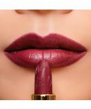 Oulac lipstick metallic gloss finish no granular feeling lipstick with long -lasting moisturizing and waterproof vegan 4.3g (14) one last kiss metallic vampire red - Buy Online on SooperMarket.com