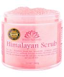 Himalayan Salt Body Scrub Exfoliator for Soft Skin - White Naturals 12 oz - Buy Online on SooperMarket.com