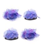 Ornaments for Aquariums 4 Pieces Artificial Coral Ornament Coral Underwater Plant for Fish Tank Decoration (Navy Blue) - Buy Online on SooperMarket.com