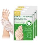 Hand Care Mask - 3 Pairs Moisture Gloves for Anti-Aging & Hydration | Dry Cracked Hands Treatment for Men & Women - International Shipping - Buy Online on SooperMarket.com