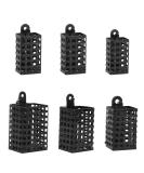 Anseom 6-Piece Metal Fishing Feeder Basket Set | Lead-Free Forage Baskets with Weights (10g 20g 40g 50g 60g) - Ideal for International Shipping - Buy Online on SooperMarket.com