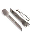 UCO Switch Spork 2-Piece Camping Utensil Set - Sandstone | Lightweight & Integrated Design - Buy Online on SooperMarket.com