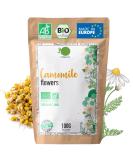 ORIGEENS ORGANIC CHAMOMILE TEA Sourced in Europe 100g | Camomile Tea Whole Flower Digestion & Sleep Easy Tea | Camomile Flowers - Organic Wild Chamomile Flowers - Buy Online on SooperMarket.com