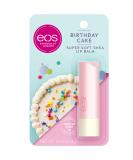 EOS Super Soft Shea Lip Balm Stick- Birthday Cake | Lip Moisturizer | Long-Lasting Hydration | Gluten Free Lip Care | 0.14 oz, Blue - Buy Online on SooperMarket.com