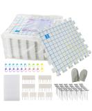 Blocking Mats for Knitting - Extra Thick Boards with Grids, 8PCS Knitting Blockers, 100 T-Pins, 20 Stitch Markers - Knitting Mats Kit - Buy Online on SooperMarket.com