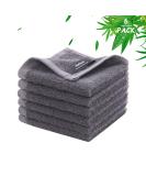 Bamboo Wash Cloths, Jeffsun Makeup Remover Facial Cleansing Cloths, Super Soft and Gentle Face Towel for Delicate Sensitive Skin, Baby Washcloths (10X10 inch - Pack of 6) 10 X 10 Inch - Pack of 6 - Buy Online on SooperMarket.com