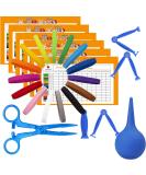 Puppy and Kitten Whelping Kit - Whelping Kits for Puppies Including 12 ID Collars 6 Record Keeping Charts and More - Buy Online on SooperMarket.com