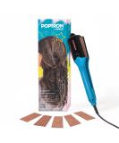 PopIron Hair Straightener & First 3D Image Hair Imprinting Iron - Comes with 5 Different Plates Including Hair Straightener, Crimper, and 3 Fun Shapes. Perfect hot Tool for Hair Art or Festival Hair! - Buy Online on SooperMarket.com
