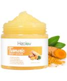 Turmeric Body Scrub - All-Natural Skin Brightening Exfoliator for Face & Body - Boost Circulation & Improve Discoloration - Buy Online on SooperMarket.com