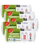 100 Tearproof 50L Garbage Bags with Handle | Liquid-Tight Recyclable | 5 Rolls of 20 Pieces - International Shipping - Buy Online on SooperMarket.com