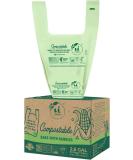UNNI Compostable Bags with Handles 2.6 Gallon 50 Count - ASTM D6400 & BPI Certified Kitchen Waste Bags - Buy Online on SooperMarket.com