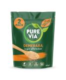 Pure Via Demerara Sugar - Alternative with Erythritol and Stevia Vegan and Keto Friendly - 2 x 200g - Buy Online on SooperMarket.com