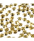 400pcs SS30 Mine Gold Nail Rhinestones Bulk - Metallic Golden Nail Art Gems for Nails, Makeup, Crafts - K9 Glass Stones - Buy Online on SooperMarket.com